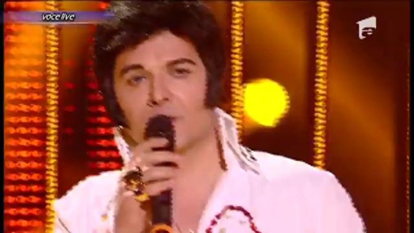 Liviu V&acirc;rciu se transformă &icirc;n Elvis Presley - "Suspicious minds"