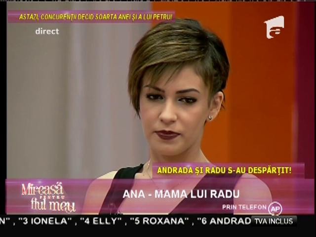 Mama lui Radu, în lacrimi: ”Aș dori ca Andrada să-i mai dea o șansă fiului meu”