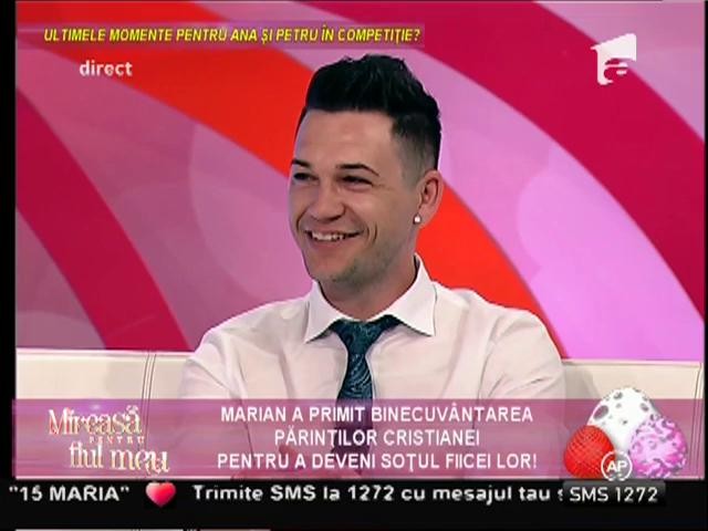 Marian s-a întâlnit cu viitorii socri!