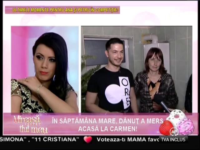 Dănuț a primit binecuvântarea familiei lui Carmen!