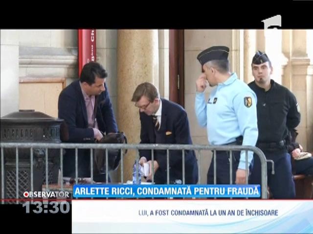 Arlette Ricci, condamnată pentru fraudă | Observator News