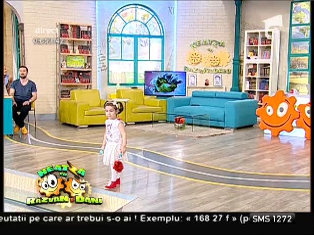Fiica cea mare a lui Pepe, adorabilă la &rdquo;Neatza&rdquo;