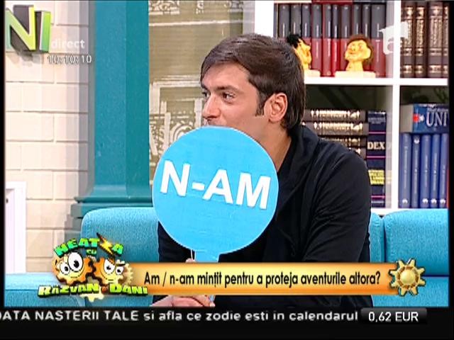 Provocarea "am/n-am". Radu V&acirc;lcan: "Am pl&acirc;ns la film"
