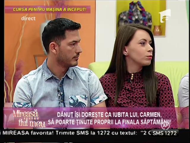 Carmen, nemulțumită de atitudinea lui Dănuț!