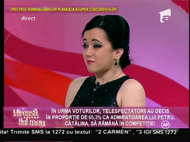 Cătălina rămâne în competiție