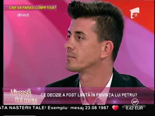 Petru a fost descalificat din competiție!