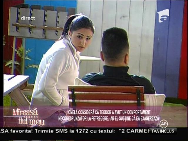 Gesturile necurate provoacă ne&icirc;nțelegeri &icirc;ntre Ionela și Teodor!