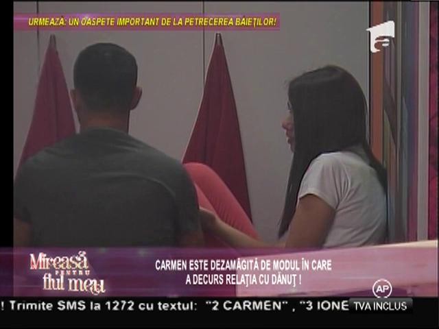 Ne&icirc;nţelegerile dintre Carmen şi Dănuţ se amplifică!