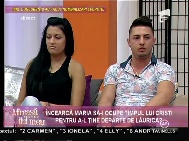 Cristi se simte exploatat de Maria!