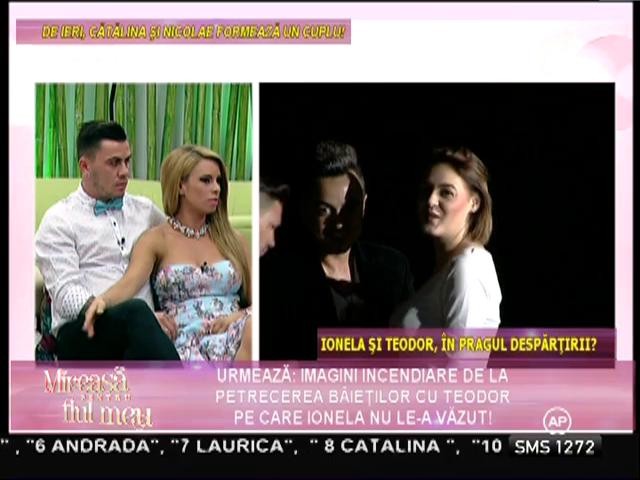 Reproşuri dure &icirc;ntre Ionela şi Teodor!
