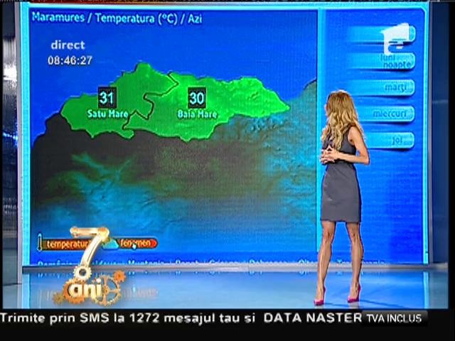 Soarele străluceşte cu putere astăzi! Vremea cu Flavia Mihăşan