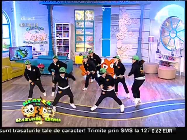Trupa de dans X-Style Kids, invitată la Neatza
