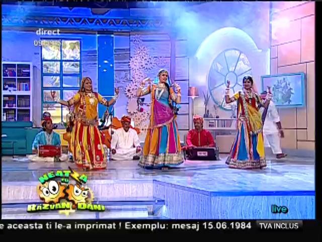 Live! Dhood Gypsies of Rajastham, show indian la &rdquo;Neatza&rdquo;