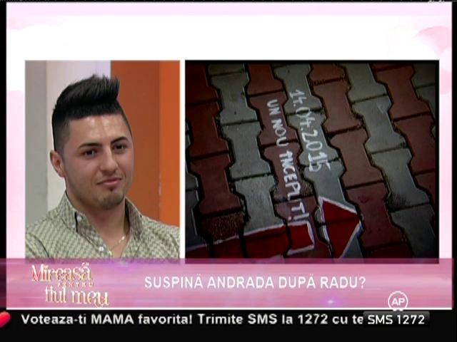 Suspină Andrada după Radu!? Gestul uimitor făcut de concurentă