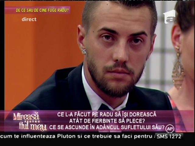 Radu a plecat din casa &rdquo;Mireasă pentru fiul meu&rdquo;!: &rdquo;Sunt conştient că vor fi consecințe. Mi le asum!&rdquo;