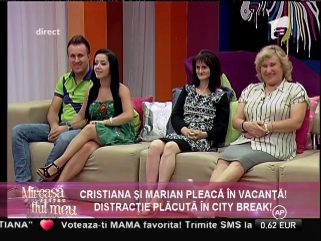 Cristiana şi Marian pleacă &icirc;n vacanţă!