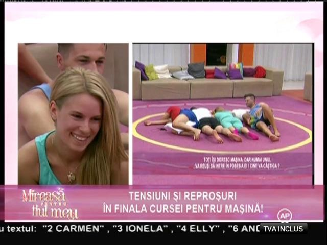 Dănuţ, deranjat de faptul că Elly a stat numai &icirc;n mijlocul cercului