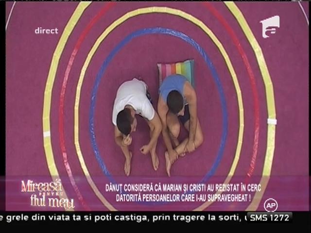 Dănuţ, replici acide! De ce au reuşit Cristi şi Marian să reziste şapte zile &icirc;n cerc