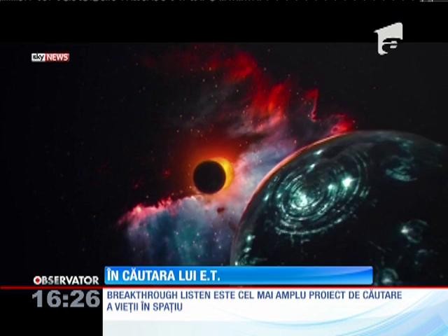 Un cunoscut om de știință și un magnat rus vor să găsească extratereștrii