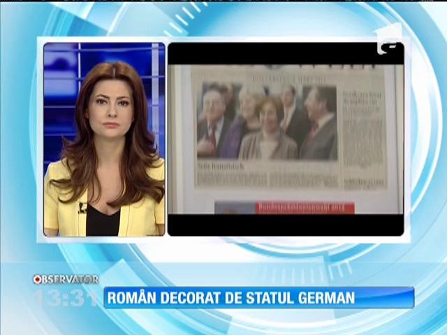 Un faimos istoric şi avocat de origine rom&acirc;nă a primit cea mai importantă decoraţie acordată de Germania