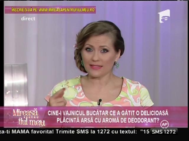 Andrada, o "bucătăreasă" desăv&acirc;rşită! A gătit plăcinte, dar le-a ars