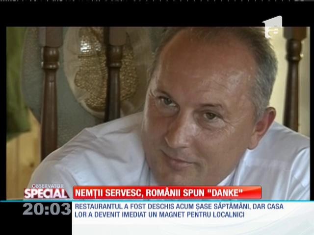 Special! Nemţii servesc, rom&acirc;nii spun "Danke"