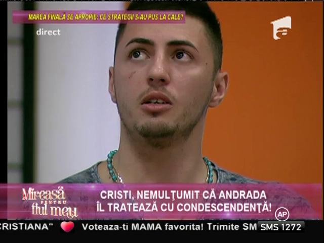 Cristi și Andrada, dispute din cauza mașinii
