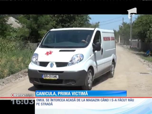 Canicula a făcut prima victimă, &icirc;n Brăila