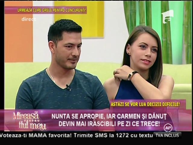 Dragoste cu năbădăi &icirc;ntre Carmen şi Dănuţ!