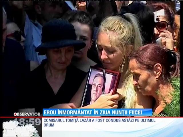 Comisarul Tomiţă Lazăr &icirc;nmorm&acirc;ntat &icirc;n ziua nunții fiicei