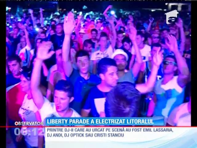 Liberty Parade, cel mai mare eveniment dance din Rom&acirc;nia, a electrizat litoralul