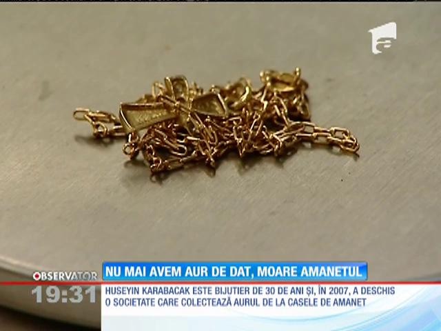 Rom&acirc;nii nu mai au aur de dat, iar amantul răm&acirc;ne fără clienți