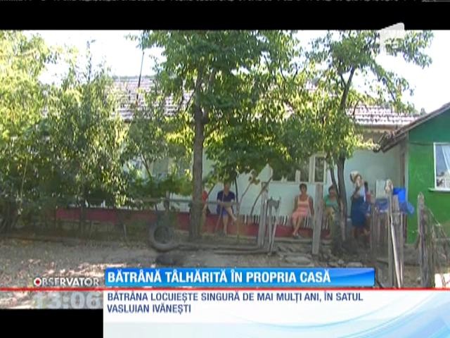 Bătr&acirc;nă t&acirc;lhărită de patru tineri