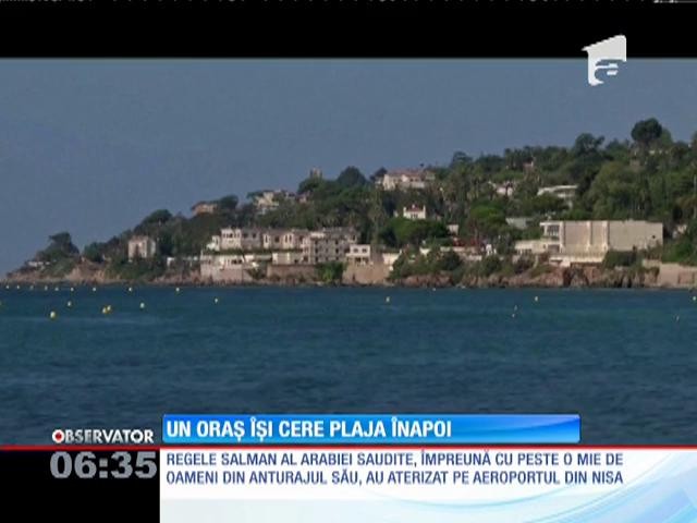 Petiţie &icirc;mpotriva &icirc;nchiderii unei plaje pe Riviera Franceză