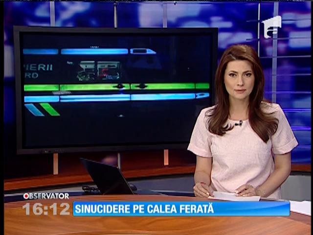 Un bărbat s-a aruncat &icirc;n fața unui tren &icirc;n gara din Petroşani