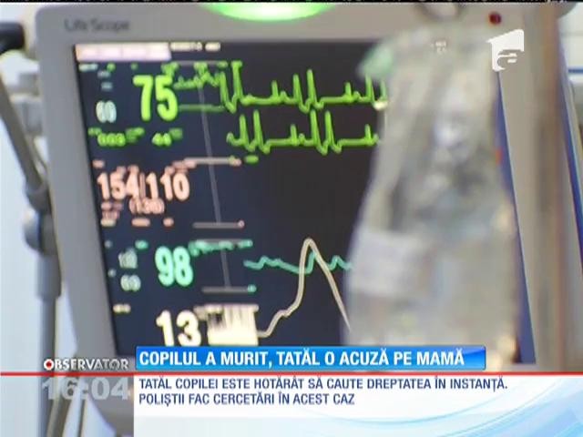 Un bărbat din Mehedinţi &icirc;și acuză fosta soție de moartea unicului său copil