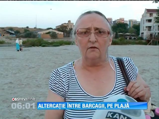 Altercație &icirc;ntre barcagii, pe malul mării