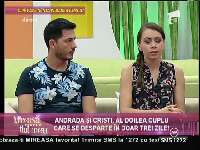 Andrada și Cristi s-au despărțit!