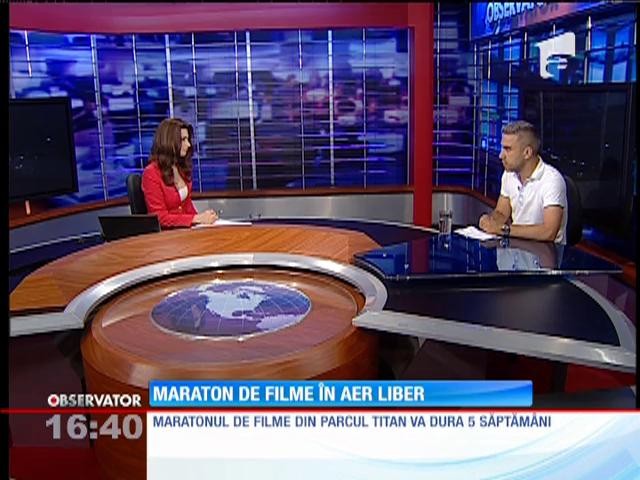 Maraton de filme &icirc;n aer liber. Bucureştenii sunt așteptați &icirc;n Parcul Titan