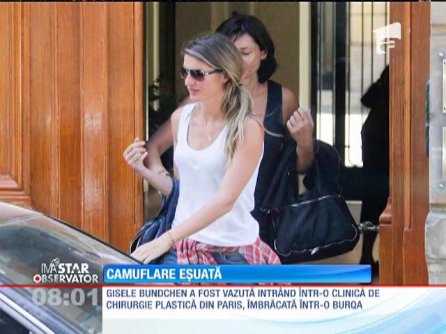 Gisele Bundchen surprinsă la o clincă de chirurgie plastică &icirc;mbracată &icirc;ntr-o burqa