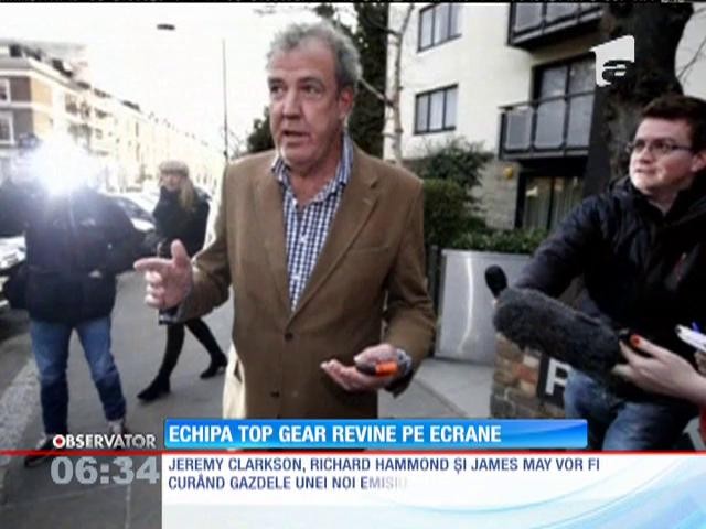 Echipa de prezentatori a emisiunii Top Gear revine pe ecrane