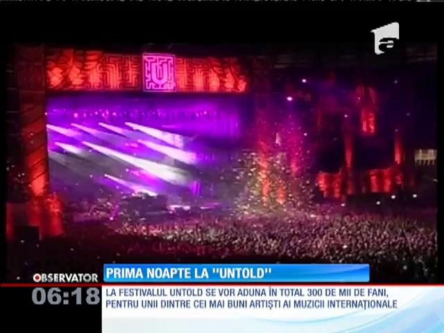 50 de mii de oameni s-au dezlănţuit &icirc;n prima seară a Festivalului Untold