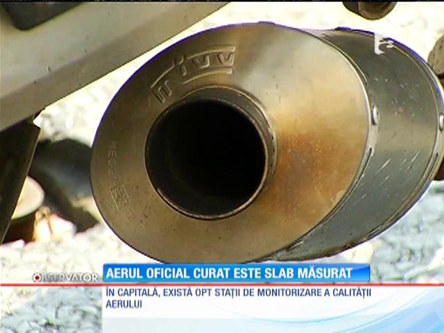 Bucureştenii respiră un aer nemăsurat, dar pe h&acirc;rtie curat