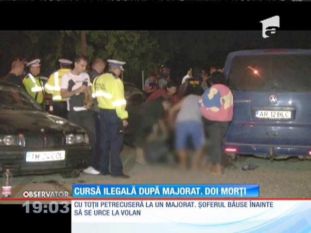 Doi tineri din Timiş au fost spulberaţi de prietenul lor cel mai bun, &icirc;ntr-o cursă ilegală de maşini