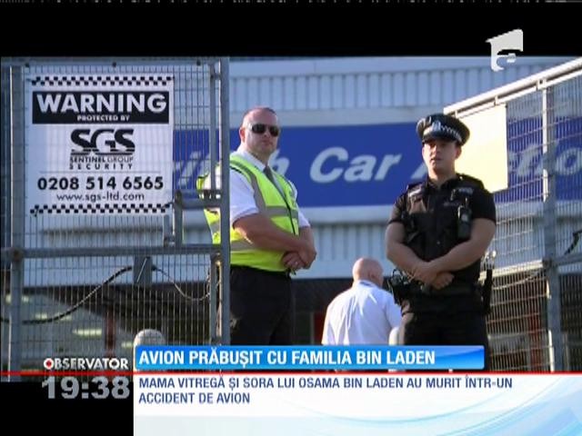 Mama vitregă şi sora lui Osama Bin Laden au murit &icirc;ntr-un accident aviatic