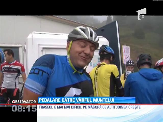 200 de biciclişti şi-au testat limitele &icirc;ntr-o cursă dificilă, de la Sinaia, la Cota 1500