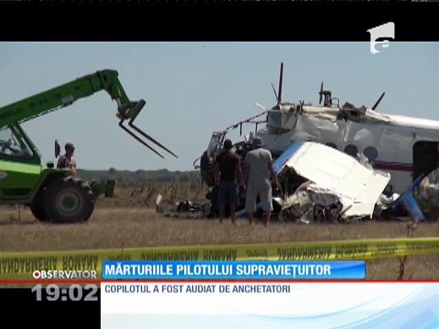 Defecţiunile tehnice ar fi fost cauza prăbuşirii avionului utilitar, pe un c&acirc;mp din Brăila