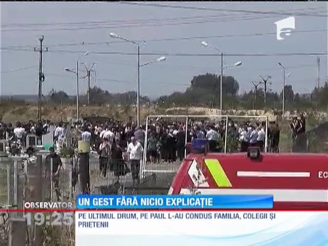 Pompierul care s-a sinucis, &icirc;n curtea Facultăţii de Medicină din Cluj,  a fost &icirc;nmorm&acirc;ntat