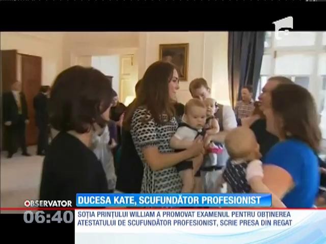 Ducesa Kate, scafandru cu acte &icirc;n regulă