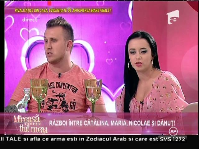 Dănuţ despre Maria şi Nicolae: "Doi circari! Au venit &icirc;n competiţie ca să facă circ!"